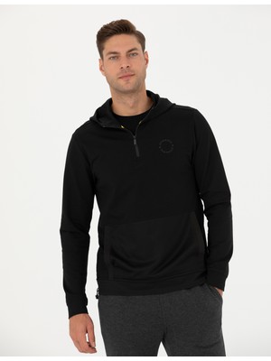 Pierre Cardin Dynamic Erkek Siyah Regular Fit Sweatshirt 50273900-VR046