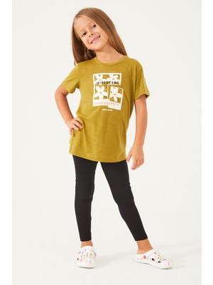 Pierre Cardin Anne Kız Tayt Takımı Yağ Yeşil