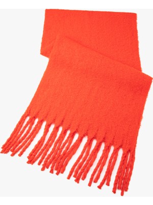 Koton Basic Atkı Püsküllü Yumuşak Dokulu