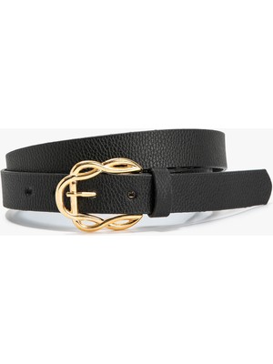 Koton Kemer Deri Görünümlü Metal Toka Detaylı