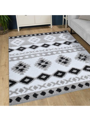 Giza Home Mystique Gri Yumuşak Peluş Post Shaggy Çocuk Odası Oturma Odası Salon Mutfak Halısı F788O_YM14 80 x 300 cm