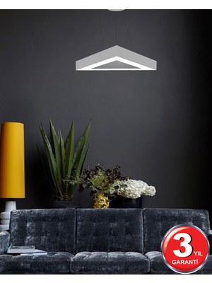 Hegza Lighting Trian - Ledli Modern Sarkıt Linear LED Avize Salon Mutfak Oturma Odası Yatak Odası Antre Hol LED
