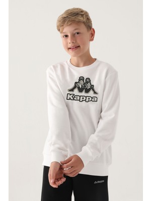 Kappa Erkek Çocuk Krem Sweatshirt