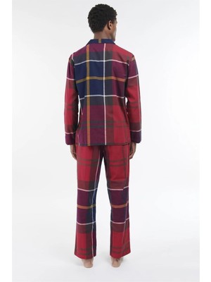 Barbour Large Scale Laith Pijama Set RE52 Large Red Tartan