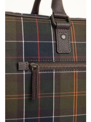 Barbour Tartan & Leather Çanta TN11 Classic Tartan