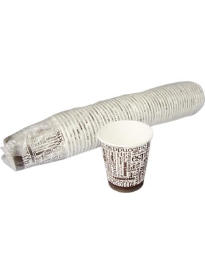 Muhtelif Atos Karton Bardak 50 Adetli 1 Paket