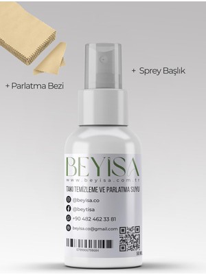 Beyisa Mücevher Altın ve Gümüş Takı Temizleme ve Parlatma Suyu 50 ml