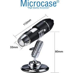Type-C Micro Otgli 1000X Dijital Mikroskop USB Hd Cmos 8 Led Digital Microscobe AL4076