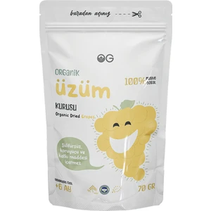 OG natural Organik Üzüm Kurusu 70 Gr