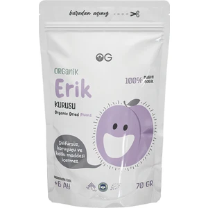 OG natural Organik Erik Kurusu +6 Ay 70 gr