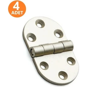 4 Adet Alüminyum Oval Masa Menteşe 3 cm