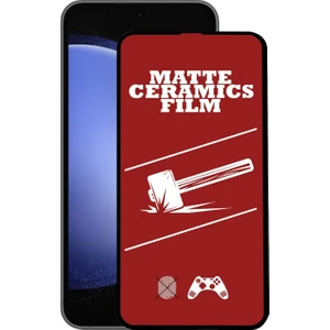 Caseart Samsung Galaxy S23 Fe Tam Kaplayan Mat Seramik Nano Esnek Ekran Koruyucu Cam