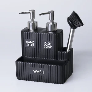 Grooved Ikili Sıvılı Fırçalı Süngerlik Siyah