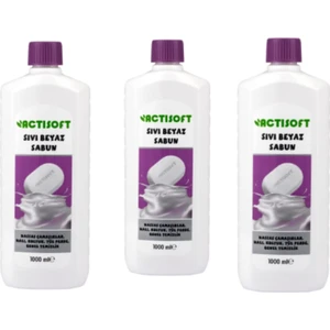 Sıvı Beyaz Sabun Actısoft 1l *3 Lü Paket
