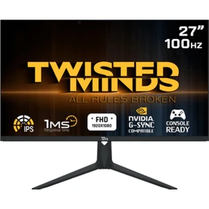 Twısted Mınds 27 TM27FHD100IPS Fhd 100HZ 1ms HDMI VGA IPS Freesync/gsync Çerçevesiz Gamıng Monitör
