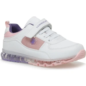 Cap Mesh 3fx Beyaz-Lila Kız Çocuk Spor Ayakkabısı
