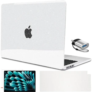 Yeni MacBook Air 15 Inç Kılıf Için 2023 Yayın A2941 M2 Çip, Sıvı Retina Ekran ve Dokunmatik Kimlik, Parlak Plastik Sert Kabuk Kılıf Klavye Kapağı Ekran Koruyucu (Yurt Dışından)