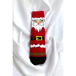 Unisex Yeni Yıl Yılbaşı Temalı 1 Çift Soket Çorap Seti