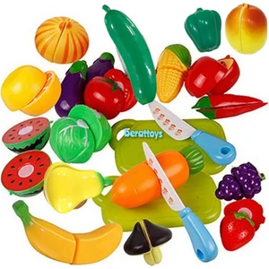 Berat Toys Berattoys 40 Parça Oyuncak Meyve Sebze Kesilen Meyveler Mutfak Seti Evcilik Oyuncakları