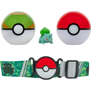 Pokemon Clip 'n' Go Pokeball Kemer ve Figür Seti - Bulbasaur