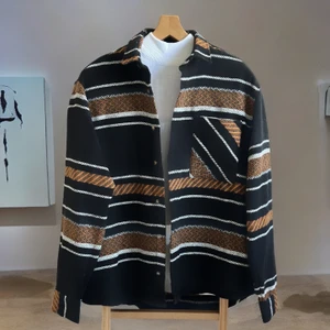 Erkek Oversize Desenli Oduncu Gömlek