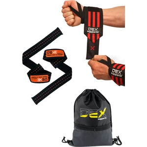 Dex Supports Spor Bileklik Wrist Wraps,lifting Straps ,sackpack 3'lü Set