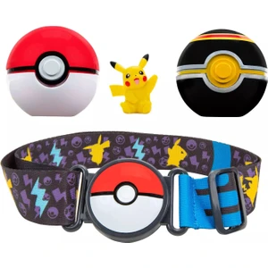 Pokemon Clip 'n' Go Pokeball Kemer ve Figür Seti - Pikachu