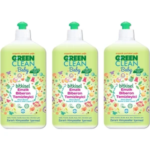 Green Clean Baby Bitkisel Emzik Biberon Temizleyici 500 ml x 3 Adet