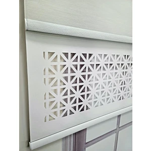 Bbb Çift Mekanizmalı Lazer Kesim Tül ve Stor Perde MLT1045