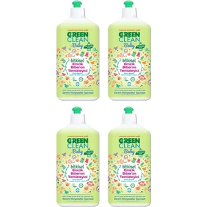 Green Clean Baby Bitkisel Emzik Biberon Temizleyici 500 ml x 4 Adet