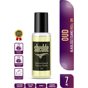 Oud Kokulu Alkolsüz Esans 7 ml Parfüm Esansı Roll-On Edp Cep Parfüm Esansiyel Yağ