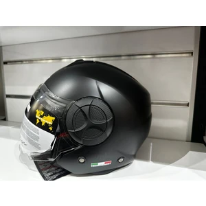 Kask SW-737 Mat Black Çenesiz Güneş Gözlüklü