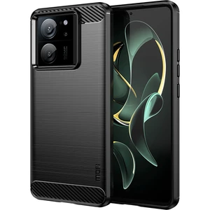 LR Joyful Xiaomi 13T Pro Fırçalanmış Kapak Tpu Anti-Çizelge Karbon Fiber Doku Telefon Kılıfı (Yurt Dışından)