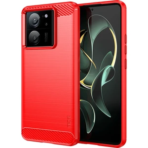 LR Joyful Xiaomi 13T Pro Fırçalanmış Kapak Tpu Anti-Çizelge Karbon Fiber Doku Telefon Kılıfı (Yurt Dışından)