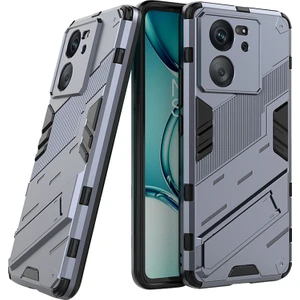 LR Joyful Xiaomi 13T Pro Pc+Tpu Kickstand Back Cover Şok Geçirmez Koruyucu Telefon Kasası (Yurt Dışından)