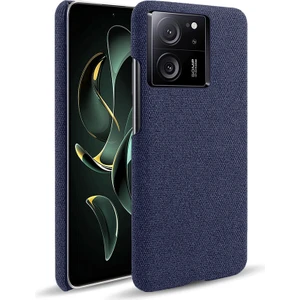 LR Joyful Xiaomi 13T Pro, Kumaş+Sert Pc Koruyucu Telefon Kapak Kılıfı Ince Fit Telefon Kabuğu (Yurt Dışından)