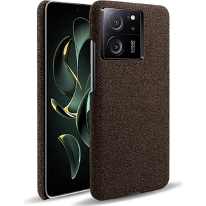 LR Joyful Xiaomi 13T Pro, Kumaş+Sert Pc Koruyucu Telefon Kapak Kılıfı Ince Fit Telefon Kabuğu (Yurt Dışından)