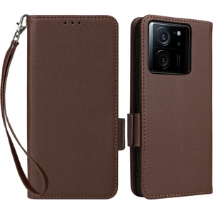 LR Joyful Xiaomi 13T / 13T Pro Telefon Kılıfı Anti-Çizelge Deri Deri Litchi Doku Cüzdan Stand Kapağı Kayış (Yurt Dışından)