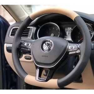 M&R Otokilif Aksesuar Volkswagen Jetta Çift Renk Deri Direksiyon Kılıfı