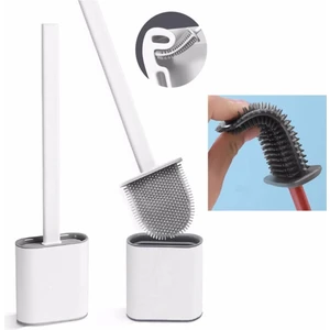 Duvara Asılan Pratik Silikon Banyo Tuvalet Klozet Wc Fırçası