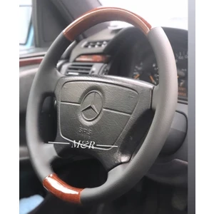 M&R Otokilif Aksesuar Mercedes E200 Orjinal Kaplama Deri Direksiyon Kılıfı