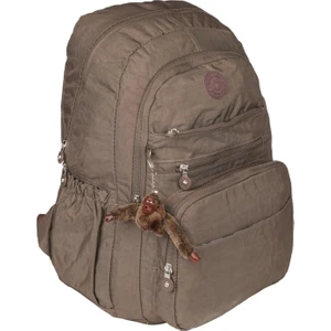 Kahverengi Su Geçirmez Krinkıl Kumaş Sırt Çantası 1630