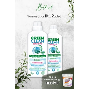 U Green Clean Sensitive Kokusuz Yumuşatıcı 1 Lt x 2 Adet