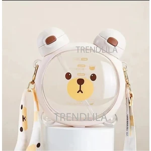 Esay Plastik Yuvarlak Ayıcık Matara 750 ml Suluk YUVARLK750