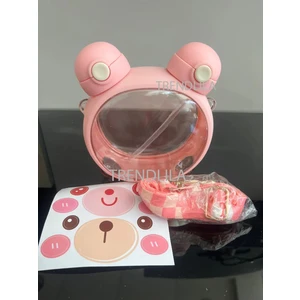 Esay Plastik Yuvarlak Ayıcık Matara 750 ml Suluk YUVARLK750