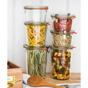 New Mold Kavanoz Set 3 ( 2*850 Ml, 1*580 Ml, 3 * 370 ml ) Yeni