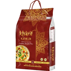 Khaarif Gold Dolgun ve Iri Taneli Uzak Doğu Basmati Hint Iran Pirinci (5kg)