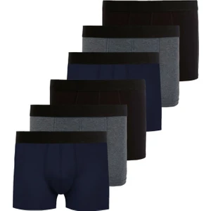 Erkek Boxer 6li Paketler %95 Pamuk - Premium Collection