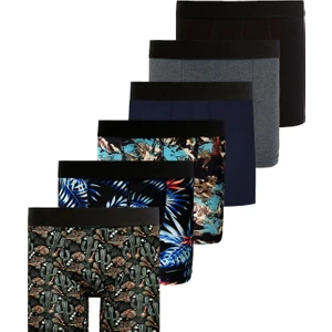 Erkek Boxer 6li Paketler %95 Pamuk - Premium Collection