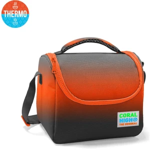 Coral High Turuncu Gri Renk Geçişli Thermo Beslenme Çantası